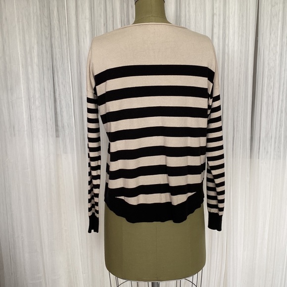 Taifun top nautical stripes in Black/Beige Size L - Picture 6 of 14